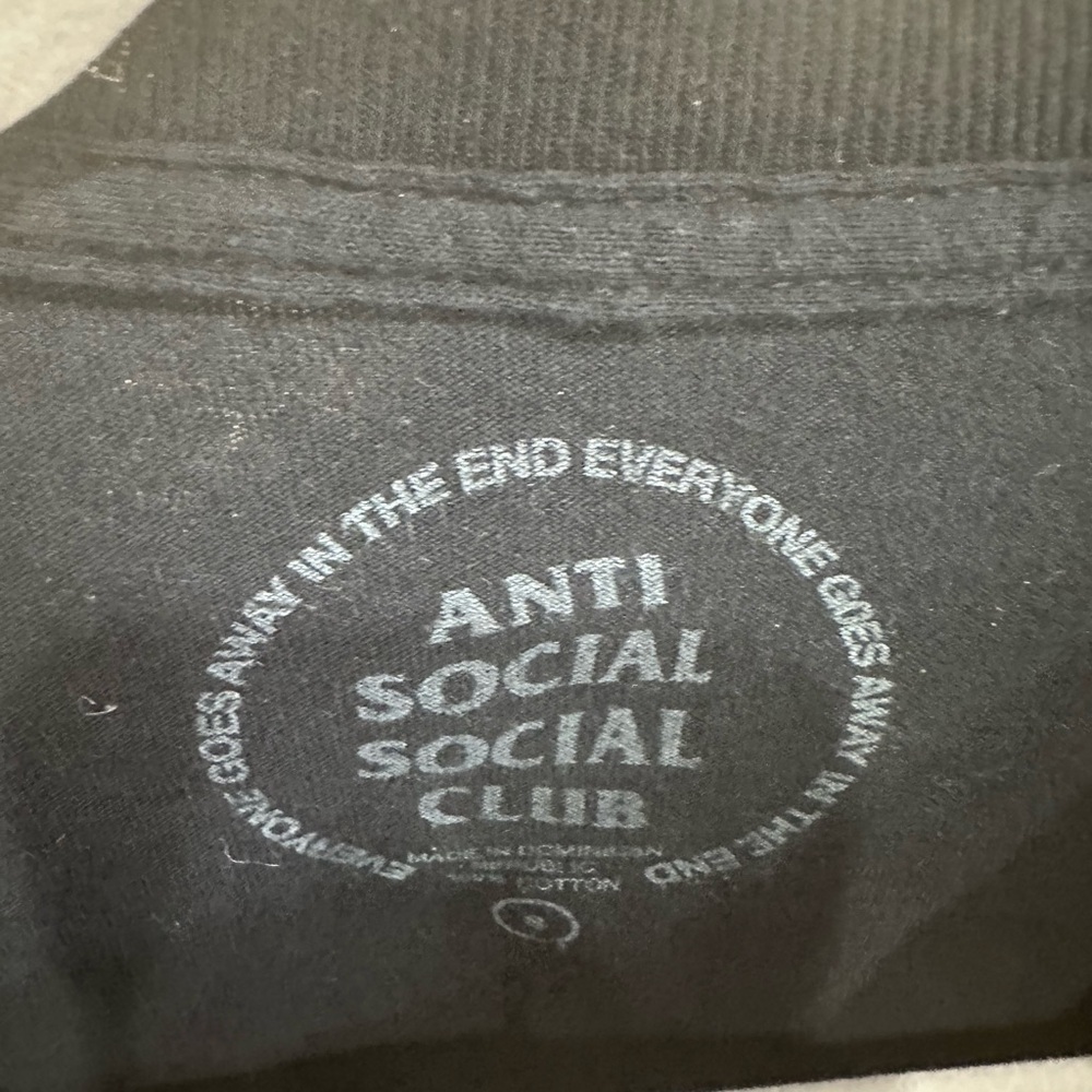 RARE Anti Social Social Club UNDFTD X F1 Tee (M6) - Picture 6 of 6